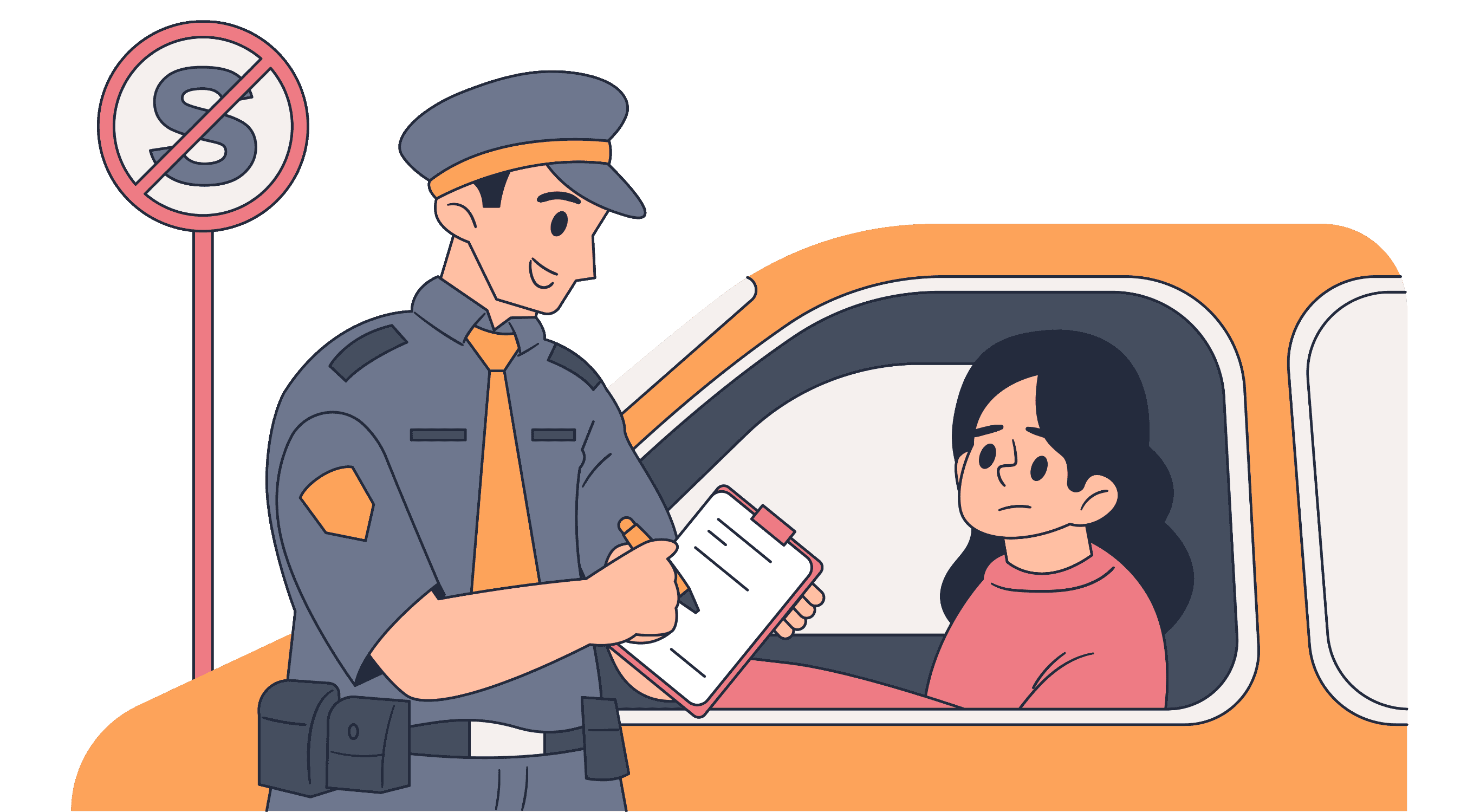 Illustration of a driver